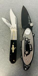 (2) Folding Pocket Knives (6.5"-7" Overall Lengths)