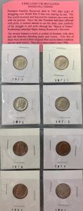 (8) Brilliant Uncirculated Roosevelt Dimes 1970-1981