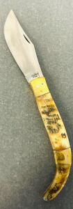 11" Overall Length Tropho-Stag Folding Knife