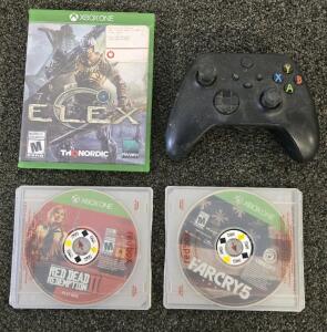 (3) Xbox One Games & Xbox One Controller