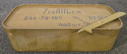 7.62x54 Ammunition In Sealed Spam Can- 440ct