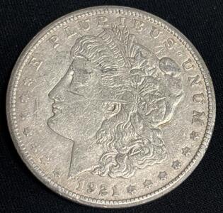 1921-S Morgan Silver Dollar Coin