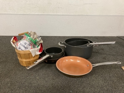 Assorted Cookware & Silverware