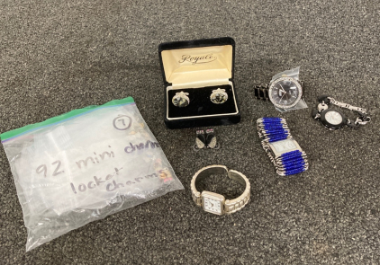 Watches, Cuff Links, & Mini Charms