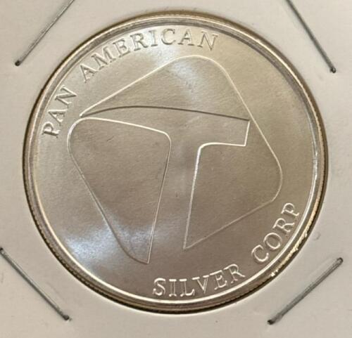 Troy 1oz .999 Fine Silver Pan American Silver Corp Coin