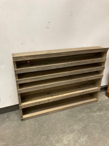 Wood Shelving Unit