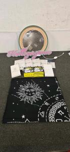 Moon Tarot Card Dealing Cloth, Hello Gorgeous Neon Sign, Circular Cat Scratch Toy, (4) Nintendo Switch Screen Protectors And More