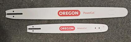 (2) Oregon Chainsaw Bars- Advanced Cut 18", PowerCut 28"