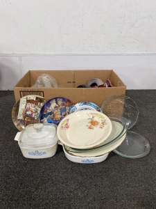 Assorted Kitchen Dishes, Bake-ware, Pets Leashes and More