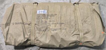 Military Desert Camouflage Screening Cover / Bag Size: 48" x 24"