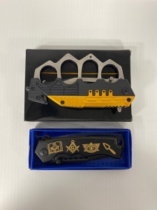 (2) Folding Knives
