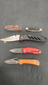 (5) Assorted Pocket Knifes