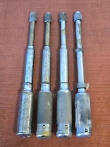 (4) Vintage Stanley "Yankee" No. 41, Dunlap, Goodell Bros, Ward-Master Hand-Press Drills w/ Bits