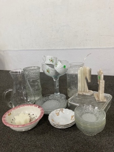 Assorted Glassware