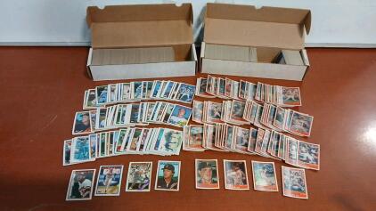 (Approx. 300+) 1988 Topp Baseball Cards Including Rob Deer, Ricky Horton (Approx. 300+) 1987 Sportsflics Baseball Cards Including Ron Darling, Andy Van Slyke
