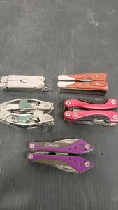(5) Assorted Multi Tools