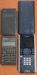 *Rare* Vintage Hewlett Packard 21S Stat/Math & Texas Instruments TI-nSpire Cx Calculators