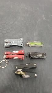 (5) Assorted Multi Tools