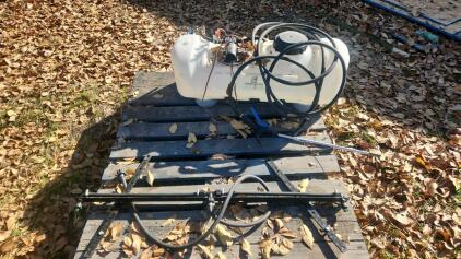 Greenwood 12- Volt 15 Gallon Sprayer With Attachments