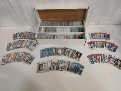 Approx.(1,500) 1990-Forward Assorted Baseball, Football, And Basketball Cards Including Topps, Donruss, Prizm And More