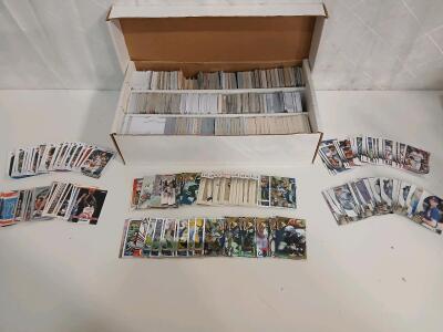 Approx.(1,500) 1990-2000 Assorted Baseball, Basketball, Football Cards Including Topps, Bowman, Sage, NBA Hoops And More
