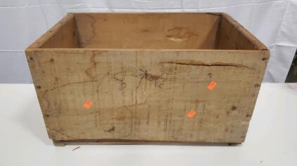 Vintage Wooden Crate 19.5"x12.25"x11"