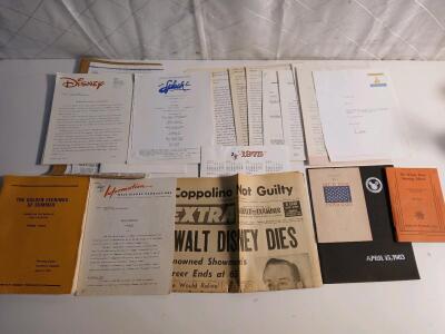 Assorted Vintage Walt Disney Memorabilia