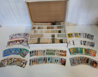 Approx.(2000+) 1981-1992 Assorted Baseball, Football, Hockey And Basketball Cards Including Donruss, Upper Deck, Fleer And More