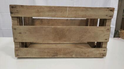 Vintage Wooden Crate 15.5"x22"x13"