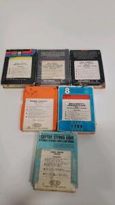 (6) Vintage 8 Track