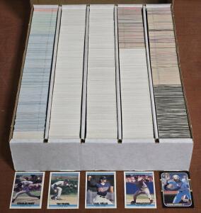 Large Box of Vintage 1980s/1990s MLB Donruss Card Sets