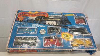 Vintage Santa Fe Express Train Set
