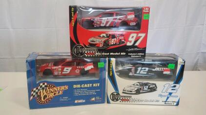 (3) Die-Cast Nascar Kits