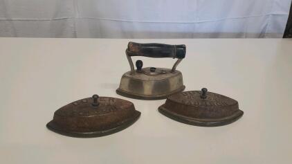 (3) Dover No. 62 Sad Iron