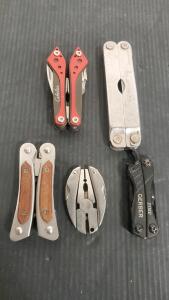 (5) Assorted Multi Tools