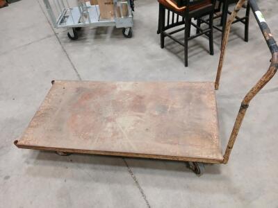(1) Flat Bed Moving Dolly -61"L x30"W x40"H