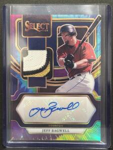2024 Panini Select Baseball Jeff Bagwell Tye - dye Autograph Game Used Jersey Card 24/25