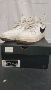 Nike Air Force 1 High Retro QS "White Chocolate" Sneakers Size 9