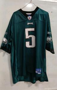 Reebok Eagles McNabb #5 Football Jersy -Size XL Length+2
