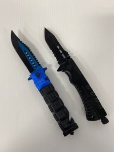 (2) Folding Knives