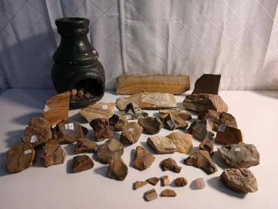 Approx.(25+) Natural Gems And Rocks