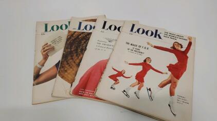 (4) Vintage 1948 Look Magazine