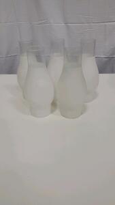 (5) Frosted Glass Lamp Chimney