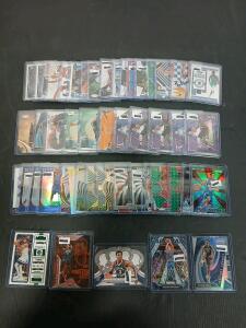 (50) Assorted Basketball Cards Including Prizm And Recon Dennis Schroder, Jason Hayes In Plastic Hard Cover