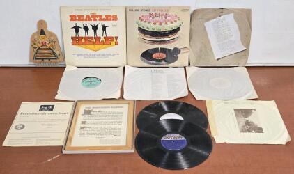 Assorted Vintage Vinyl Records (Doobie Brothers, Cat Stevens & More! [Rolling Stones & Beatles are Case Only, no Records]) & More!