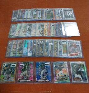 (50) Assorted Topps Chrome, Topps Gallery And Donruss Baseball Cards Including Pablo Lopez, Tim Anderson In Plastic Hard Cover