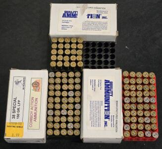 (3) Boxes of .38 Special Wadcutter Rounds [125 Rounds Total]