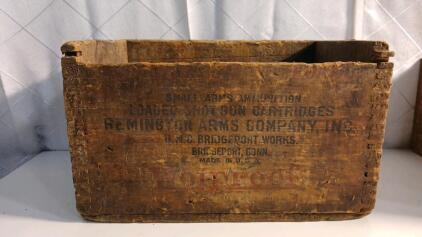 (1) Vintage Remington Arms Company Shot Gun Shell Crate -15"L x10"W x9"H