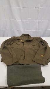 Vintage Military Uniform