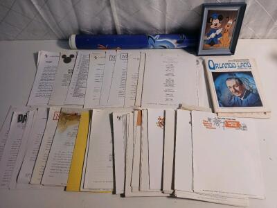 Assorted Vintage Walt Disney Memorabilia